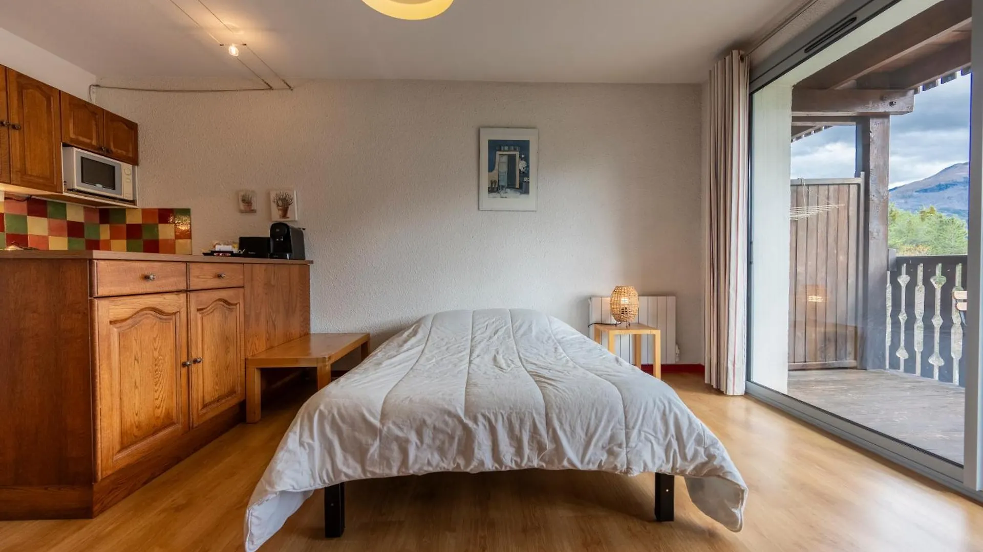 Escapade Perchee - Vue - Balcon - Parking Apartment Barcelonnette 0*,