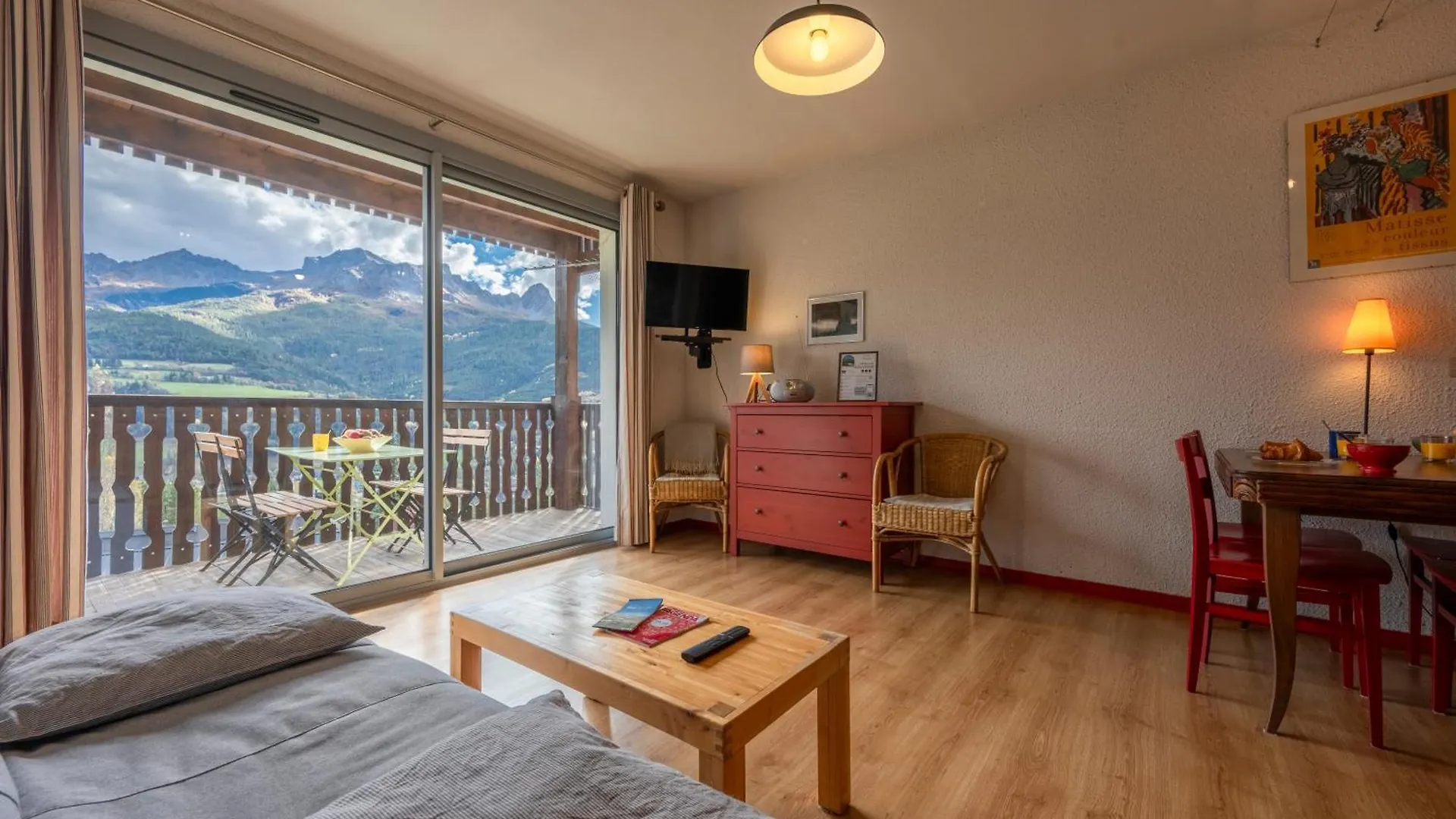 Escapade Perchee - Vue - Balcon - Parking Apartment Barcelonnette France