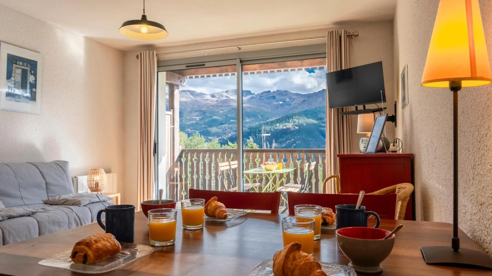 Escapade Perchee - Vue - Balcon - Parking Apartment Barcelonnette